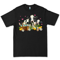 Black easter cows with chicks Premium Tee - AdoDesignShop