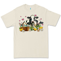 Bone easter cows with chicks Premium Tee - AdoDesignShop