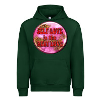 Forest Green self love is the best love olivia Urban Hoodie - OliviaCreatesArt