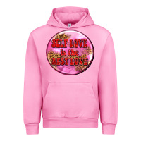 Fuchsia Pink self love is the best love olivia Urban Hoodie - OliviaCreatesArt