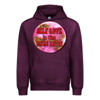 Mauve Wine self love is the best love olivia Urban Hoodie - OliviaCreatesArt