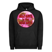 Pigment Black self love is the best love olivia Urban Hoodie - OliviaCreatesArt