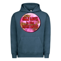 Pigment Midnight Navy self love is the best love olivia Urban Hoodie - OliviaCreatesArt