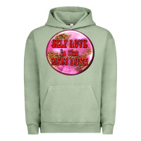 Pigment Oil Green self love is the best love olivia Urban Hoodie - OliviaCreatesArt