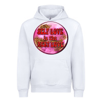 White self love is the best love olivia Urban Hoodie - OliviaCreatesArt