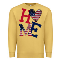 Antique Gold American Flag Home Premium Sweatshirt - Bettercallsaul