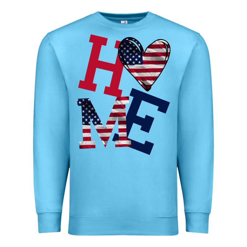 American Flag Home Premium Sweatshirt by Bettercallsaul | Teevron