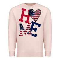 Pale Pink American Flag Home Premium Sweatshirt - Bettercallsaul