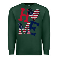 Sports Green American Flag Home Premium Sweatshirt - Bettercallsaul