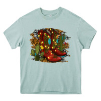 Arona christmas cowboy boots Heavy Core Tee - RanaPortraitStore