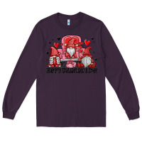 Plum happy valentine's day Long Sleeve Tee - MaliasSmallBusiness