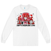 White happy valentine's day Long Sleeve Tee - MaliasSmallBusiness