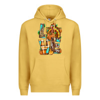 Antique Gold Love Turkey Thanksgiving Premium Hoodie - texasbilliewilder