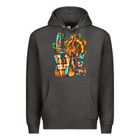 Charcoal Heather Love Turkey Thanksgiving Premium Hoodie - texasbilliewilder