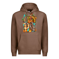 Chestnut Love Turkey Thanksgiving Premium Hoodie - texasbilliewilder