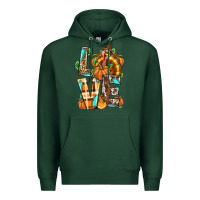 Sports Green Love Turkey Thanksgiving Premium Hoodie - texasbilliewilder