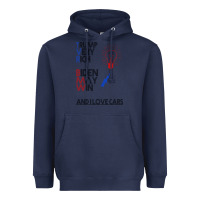 Navy trump biden cars Heavyweight Hoodie - Bettercallsaul