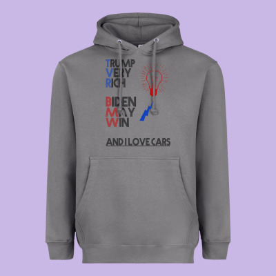 Trump Biden Cars Heavyweight Hoodie Designed By Bettercallsaul