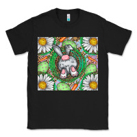 Black Easter Bunny Classic Tee - CowhideDigitalArt