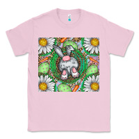 Bubblegum Pink Easter Bunny Classic Tee - CowhideDigitalArt
