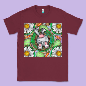 Easter Bunny Classic Tee Designed By Cowhidedigitalart