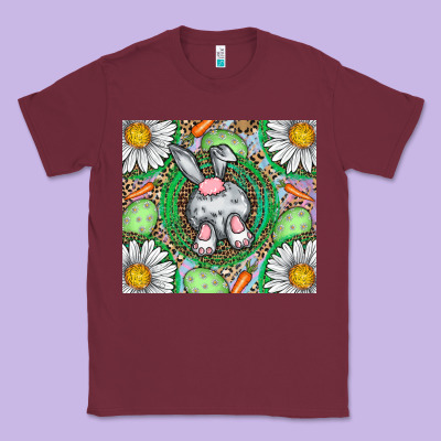 Easter Bunny Classic Tee Designed By Cowhidedigitalart