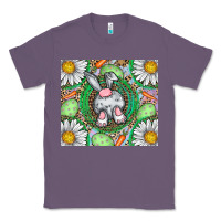 Lavender Easter Bunny Classic Tee - CowhideDigitalArt