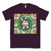Plum Easter Bunny Classic Tee - CowhideDigitalArt