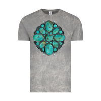 Cloud Rock turquoise gemstone Vintage Tee - Artiststas