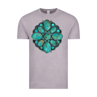 Vintage Zinc turquoise gemstone Vintage Tee - Artiststas