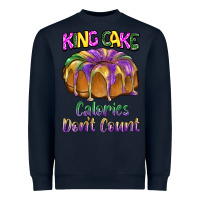 Navy mardi gras king cage calories don't count Heavyweight Sweatshirt - BarkalooDesign