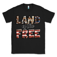 Black Land of the free America western pattern Classic Tee - Jasminsmagicworld