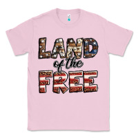 Bubblegum Pink Land of the free America western pattern Classic Tee - Jasminsmagicworld