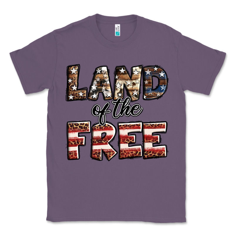 Land Of The Free America Western Pattern Classic Tee by Jasminsmagicworld | Teevron