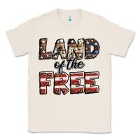 Natural Land of the free America western pattern Classic Tee - Jasminsmagicworld
