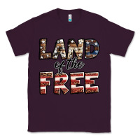 Plum Land of the free America western pattern Classic Tee - Jasminsmagicworld