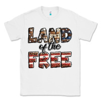 White Land of the free America western pattern Classic Tee - Jasminsmagicworld