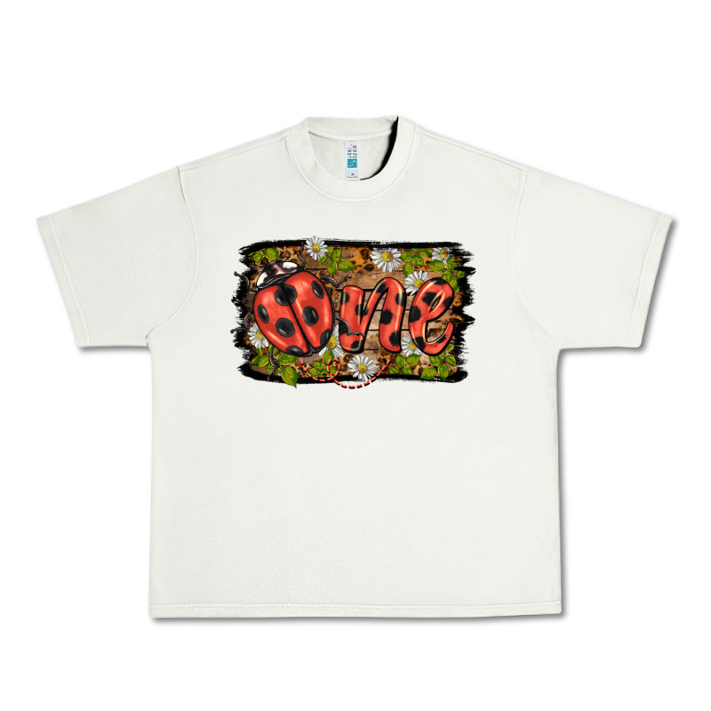 Ladybug One Background Urban Heavy Tee by BarkalooDesign | Teevron