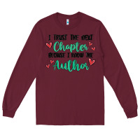Burgundy capter author Long Sleeve Tee - MaliasSmallBusiness