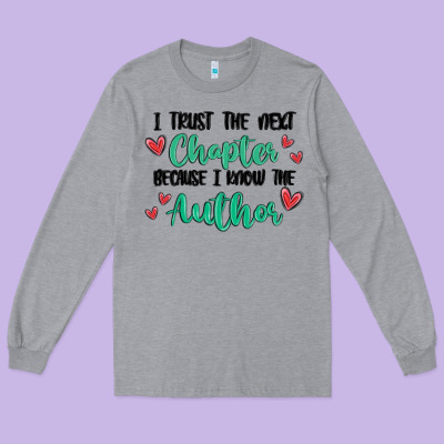 Capter Author Long Sleeve Tee Designed By Maliassmallbusiness