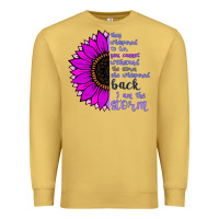 Antique Gold I Am The Storm sunflower Premium Sweatshirt - Bettercallsaul