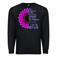 Black I Am The Storm sunflower Premium Sweatshirt - Bettercallsaul