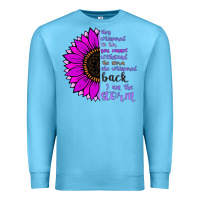 Ocean Blue I Am The Storm sunflower Premium Sweatshirt - Bettercallsaul