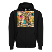 Black western cowgirl coffee cup with cowhide seamless pattern bbs Zipper Hoodie - BundleAndBundleShop