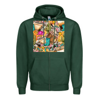 Sports Green western cowgirl coffee cup with cowhide seamless pattern bbs Zipper Hoodie - BundleAndBundleShop