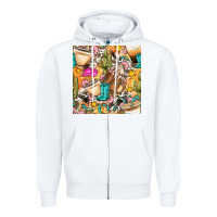 White western cowgirl coffee cup with cowhide seamless pattern bbs Zipper Hoodie - BundleAndBundleShop