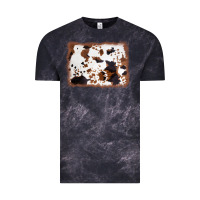 Cloud Black cowhide background Vintage Tee - AdoDesignShop