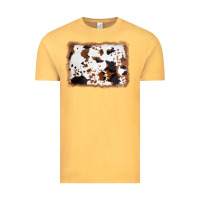 Vintage Mustard cowhide background Vintage Tee - AdoDesignShop
