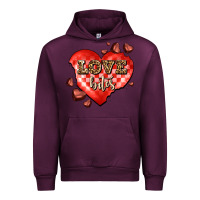 Mauve Wine love bites olivia Urban Hoodie - OliviaCreatesArt