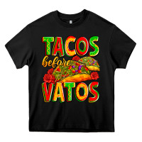 Black tacos before vatos Heavy Core Tee - Zillion Design Studio